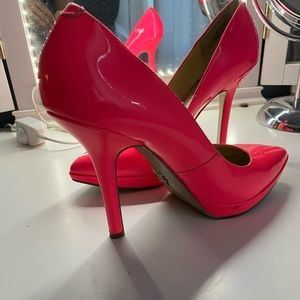Bright pink Nine West Shoes